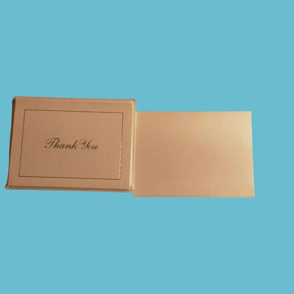 Thank You Cards Envelopes 4x5 Inches 5 Pcs Silver Embossed Stationery Set - Picture 5 of 6